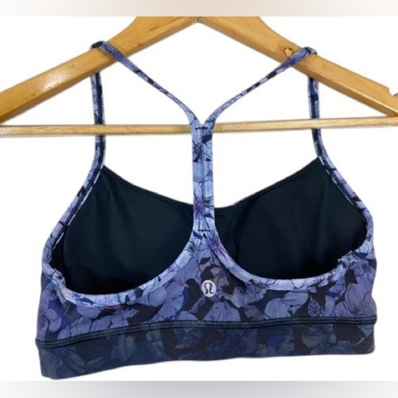 Lululemon Flow Y Nightfall Blossom Bra Size 6 - Picture 5 of 9